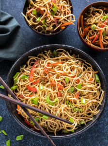 Veg Hakka Noodles Vegetarian Chinese Recipes